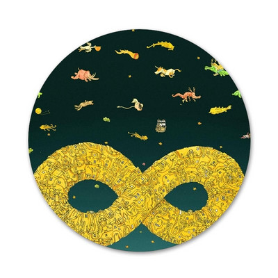 58 mm šokis Gavin šokių piktogramos Smeigtukai Ženkliuko dekoravimas Sagės Metaliniai ženkleliai drabužiams Kuprinės puošimas