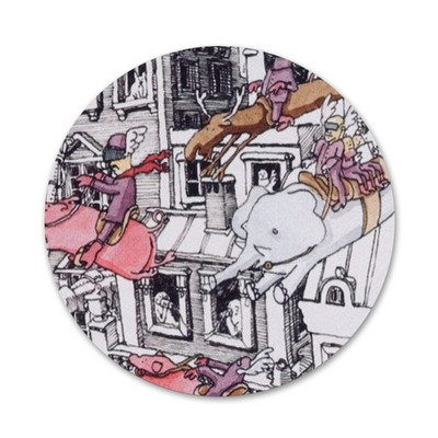 58 mm šokis Gavin šokių piktogramos Smeigtukai Ženkliuko dekoravimas Sagės Metaliniai ženkleliai drabužiams Kuprinės puošimas