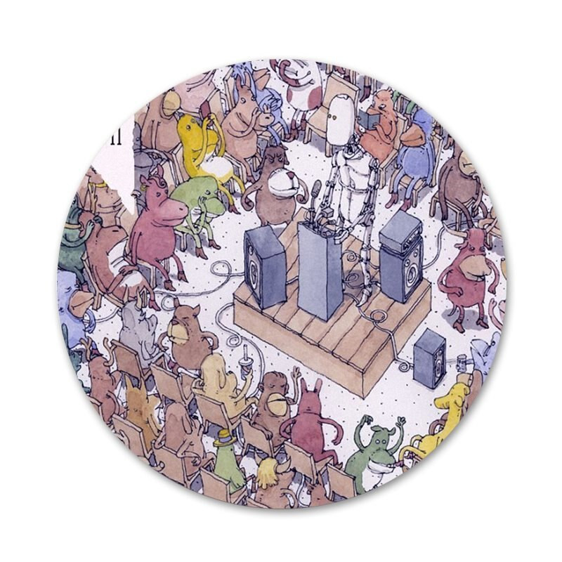 58 mm šokis Gavin šokių piktogramos Smeigtukai Ženkliuko dekoravimas Sagės Metaliniai ženkleliai drabužiams Kuprinės puošimas