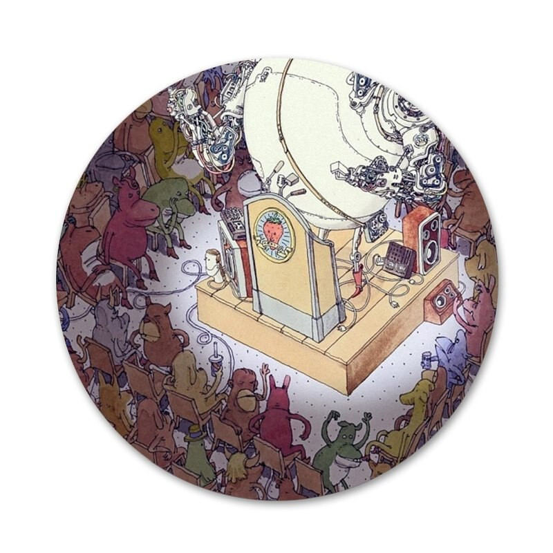 58 mm šokis Gavin šokių piktogramos Smeigtukai Ženkliuko dekoravimas Sagės Metaliniai ženkleliai drabužiams Kuprinės puošimas