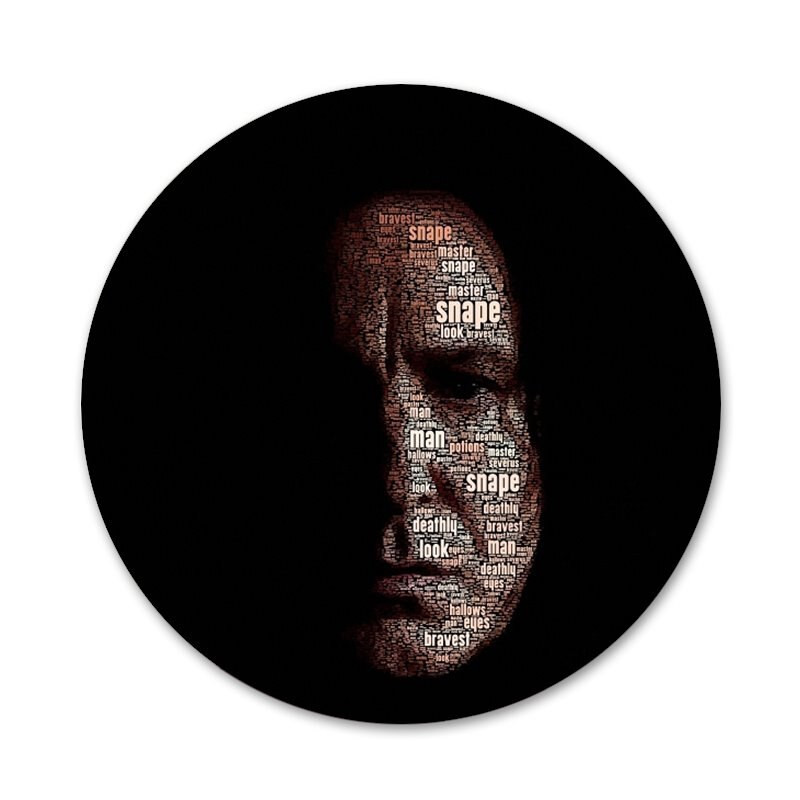 58 mm Severus Snape parim prossnõel Cosplay märgi aksessuaarid riiete jaoks seljakoti kaunistus kingitus