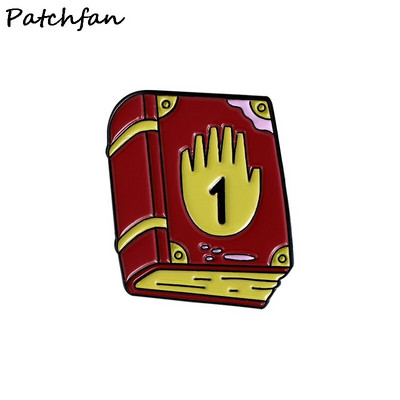 AD851 Patchfan Cartoon Μεταλλικές καρφίτσες Καρφίτσες σμάλτο για γυναίκες Ανδρικές καρφίτσες σακίδιο πλάτης με πέτο Σήμα τζιν Καρφίτσα υψηλής ποιότητας