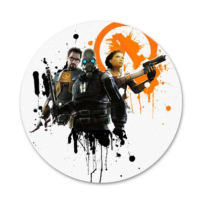 58 mm Half Life Muster Ikoonid Nööpnõelad Märgi kaunistus Prossid Metallist märgid riiete jaoks Seljakoti kaunistamine