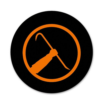 58 mm Half Life Muster Ikoonid Nööpnõelad Märgi kaunistus Prossid Metallist märgid riiete jaoks Seljakoti kaunistamine
