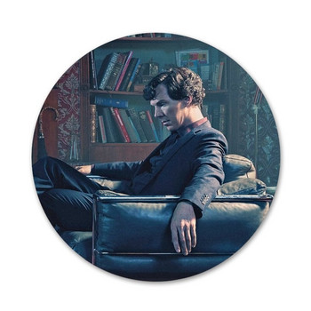 Sherlock Moriartee 221B Icons Pins Διακοσμητικό σήμα Καρφίτσες Μεταλλικές κονκάρδες για ρούχα Διακόσμηση σακιδίου πλάτης