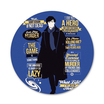 Sherlock Moriartee 221B Icons Pins Διακοσμητικό σήμα Καρφίτσες Μεταλλικές κονκάρδες για ρούχα Διακόσμηση σακιδίου πλάτης