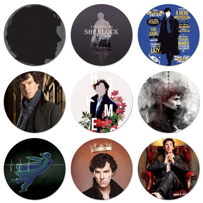 Sherlock Moriartee 221B Icons Pins Διακοσμητικό σήμα Καρφίτσες Μεταλλικές κονκάρδες για ρούχα Διακόσμηση σακιδίου πλάτης