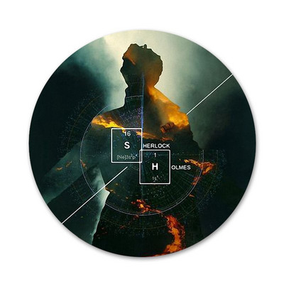 Sherlock Moriartee 221B Ikone Igle Dekoracija znački Broševi Metalne značke za odjeću Dekoracija ruksaka