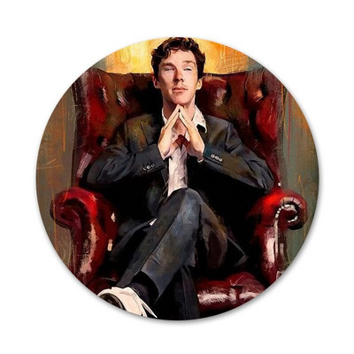 Sherlock Moriartee 221B Ikone Igle Dekoracija znački Broševi Metalne značke za odjeću Dekoracija ruksaka