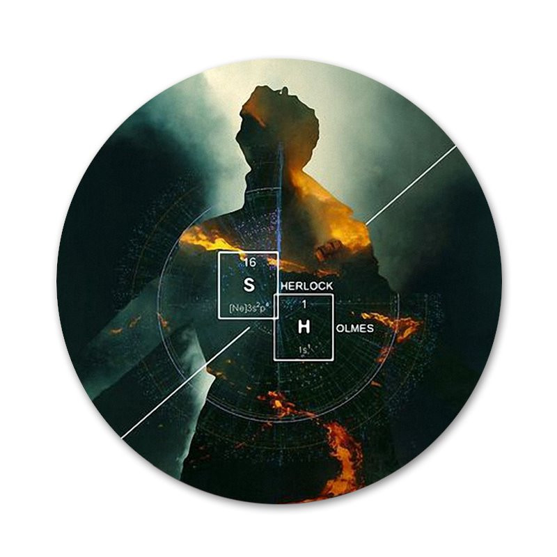 Sherlock Moriartee 221B Ikone Igle Dekoracija znački Broševi Metalne značke za odjeću Dekoracija ruksaka