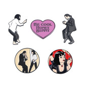 AD642 Patchfan Funny Tv Show Metal Smalt Pin și Broșă pentru Femei Bărbați Ace de rever Cartoon Rucsac Geanta Cadou Insigna