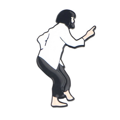 AD642 Patchfan Funny Tv Show Metal Smalt Pin și Broșă pentru Femei Bărbați Ace de rever Cartoon Rucsac Geanta Cadou Insigna