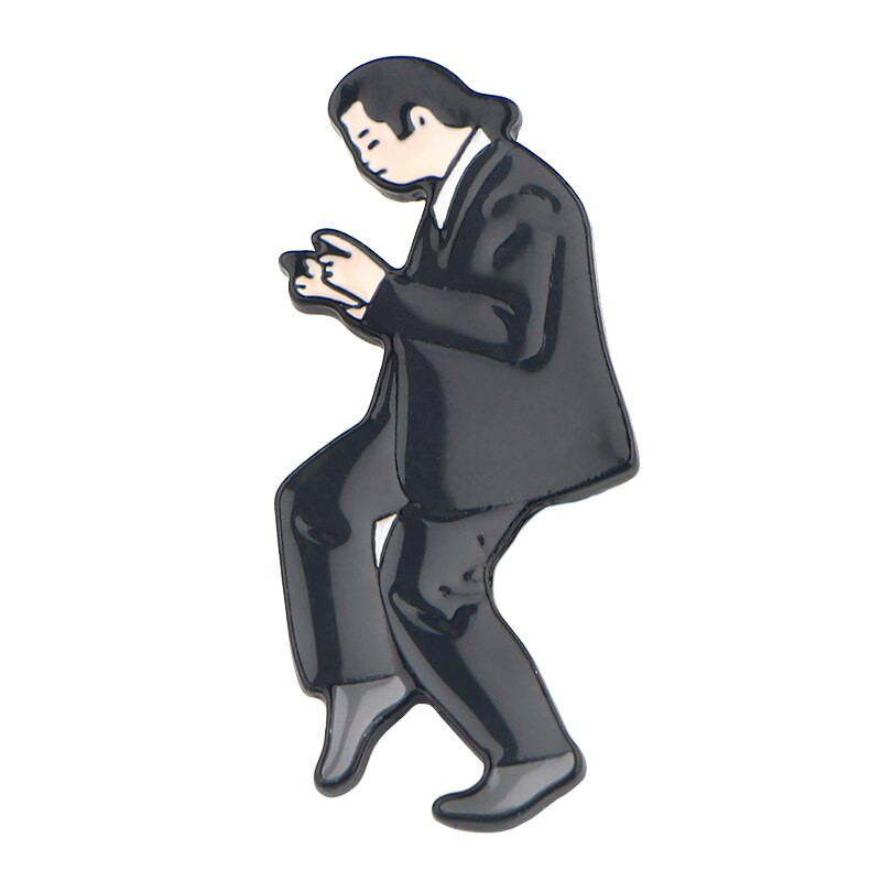 AD642 Patchfan Funny Tv Show Metal Smalt Pin și Broșă pentru Femei Bărbați Ace de rever Cartoon Rucsac Geanta Cadou Insigna