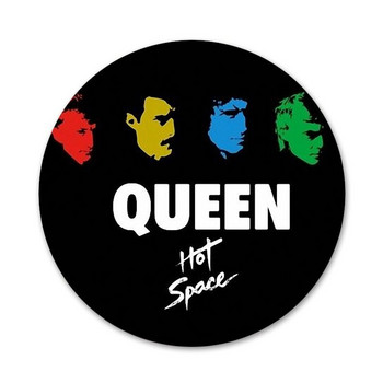 58 χιλιοστά Freddie Mercury Queen Badge καρφίτσα καρφίτσα Αξεσουάρ για ρούχα Δώρο διακόσμηση σακιδίου πλάτης
