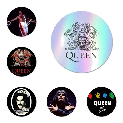 58 χιλιοστά Freddie Mercury Queen Badge καρφίτσα καρφίτσα Αξεσουάρ για ρούχα Δώρο διακόσμηση σακιδίου πλάτης