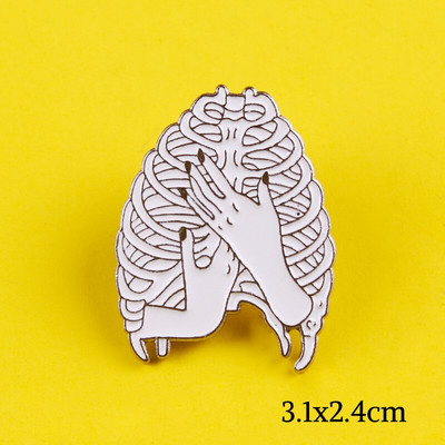 DIY punk lubanja emajlirana igla s uzorkom metalne značke igle i broševi za žene muškarce igla za rever kreativni poklon ruksak torbe jakna s značkom