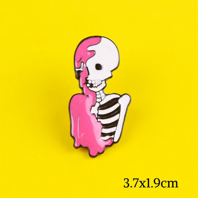 DIY punk lubanja emajlirana igla s uzorkom metalne značke igle i broševi za žene muškarce igla za rever kreativni poklon ruksak torbe jakna s značkom