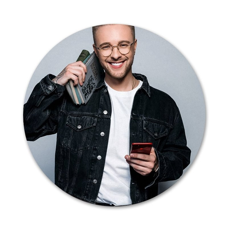 58mm Egor Kreed Icons Pins Διακοσμητικό σήμα Καρφίτσες Μεταλλικές κονκάρδες για ρούχα Διακόσμηση σακιδίου πλάτης