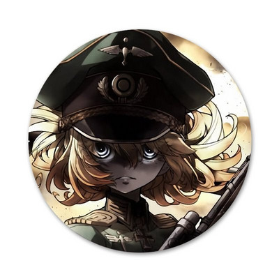 Youjo Senki Animemärk Pross Pin Aksessuaarid Riiete jaoks Seljakoti kaunistus kingitus