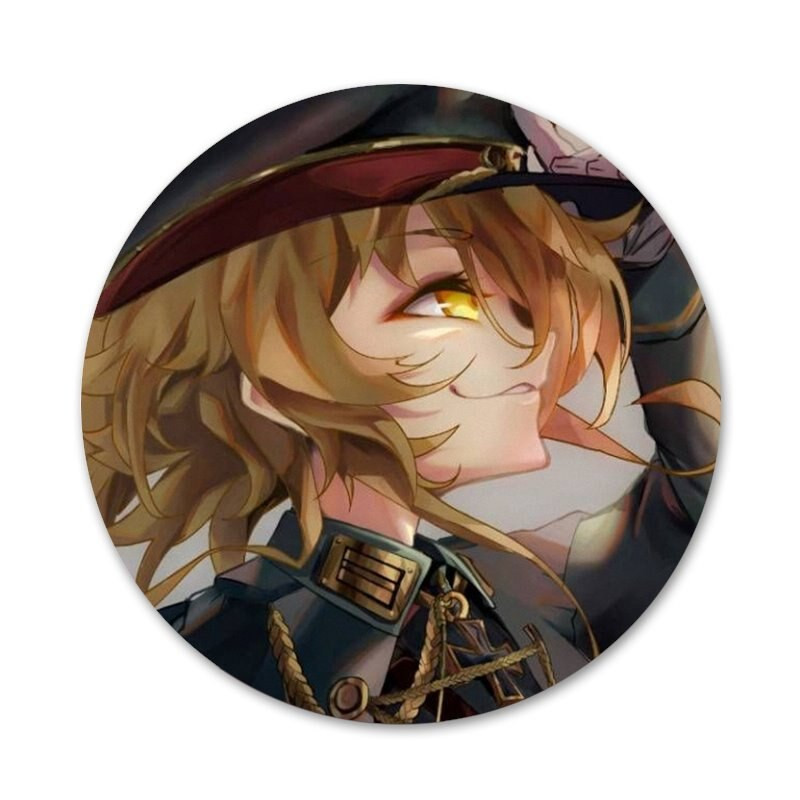 Youjo Senki Animemärk Pross Pin Aksessuaarid Riiete jaoks Seljakoti kaunistus kingitus