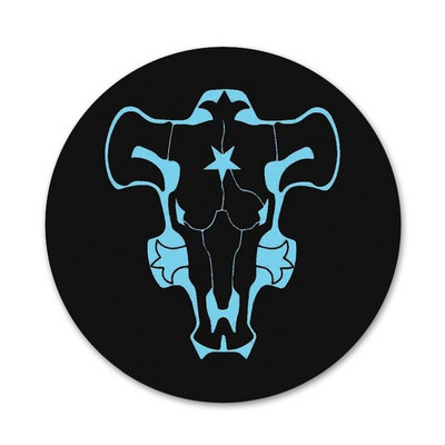 58 mm Anime musta ristiku ikoonid nööpnõelad märgi kaunistus prossid metallist märgid riiete jaoks seljakoti kaunistus