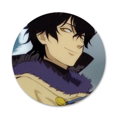 58 mm Anime musta ristiku ikoonid nööpnõelad märgi kaunistus prossid metallist märgid riiete jaoks seljakoti kaunistus