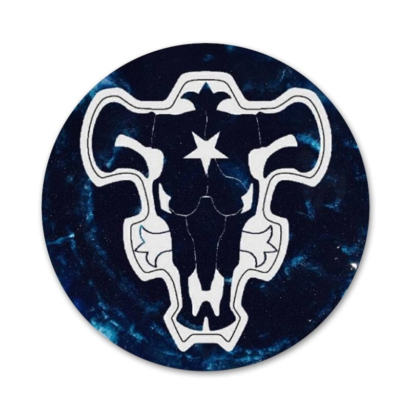 58 mm Anime musta ristiku ikoonid nööpnõelad märgi kaunistus prossid metallist märgid riiete jaoks seljakoti kaunistus