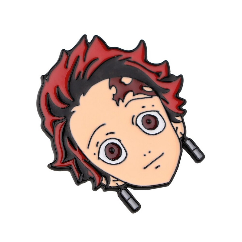 E3767 Anime Demon Slayer Manga značke Emajlirana igla Broš za odjeću Igle za revere Nakit Ruksak Dodaci