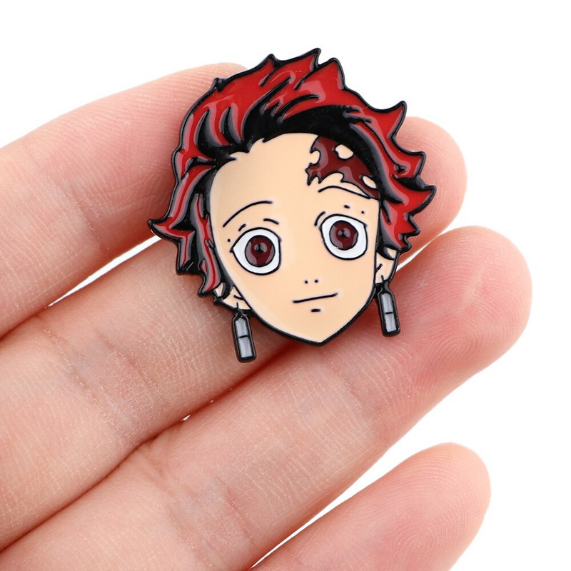E3767 Anime Demon Slayer Manga značke Emajlirana igla Broš za odjeću Igle za revere Nakit Ruksak Dodaci
