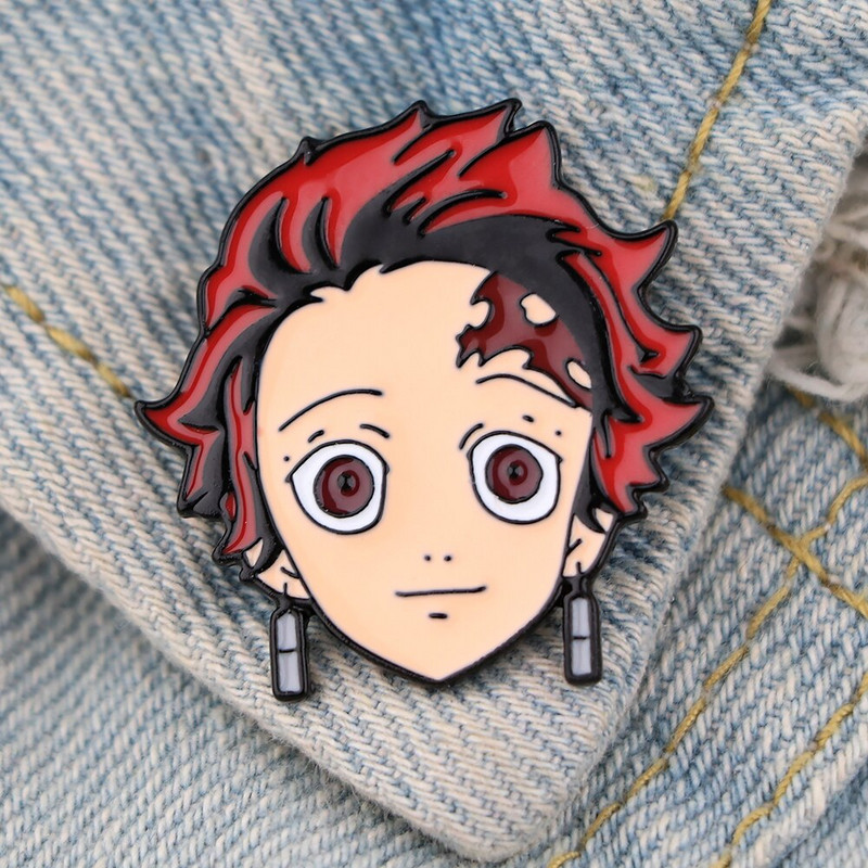 E3767 Anime Demon Slayer Manga značke Emajlirana igla Broš za odjeću Igle za revere Nakit Ruksak Dodaci