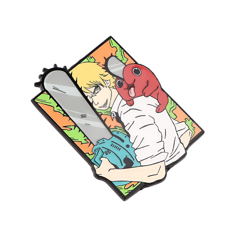 AD1801 Chainsaw Man Anime japonez Manga Broșă Desene Animat Pin emailat Ace pentru guler Broșă Insigne Rucsac Pălărie Bijuterii