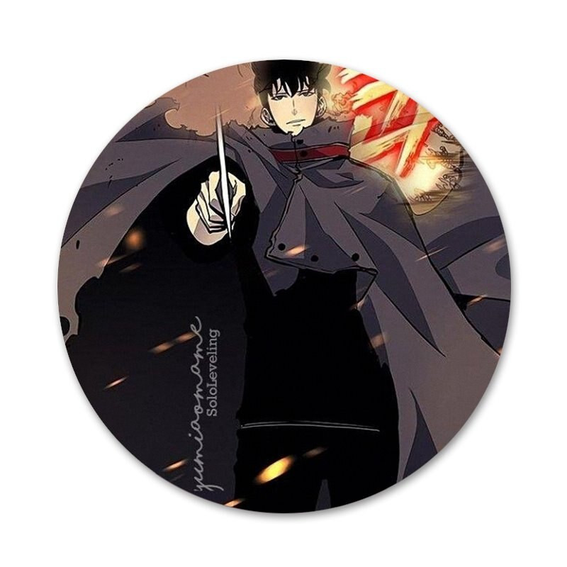 58mm Anime solo izravnavanje Broš Igla Cosplay značka Dodaci za odjeću Ruksak Dekoracija Poklon
