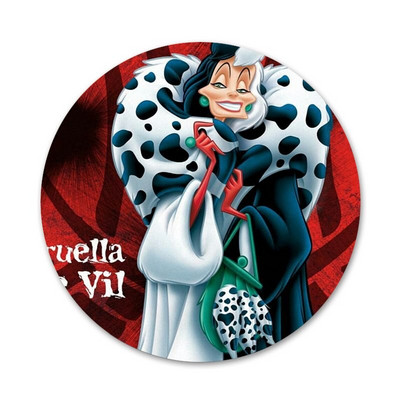 Crtani film Cruella Značka Broš Igla Dodaci za odjeću Ruksak Dekoracija dar