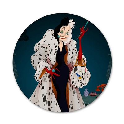 Crtani film Cruella Značka Broš Igla Dodaci za odjeću Ruksak Dekoracija dar