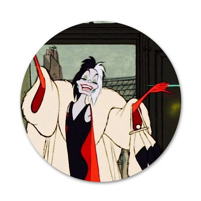 Crtani film Cruella Značka Broš Igla Dodaci za odjeću Ruksak Dekoracija dar