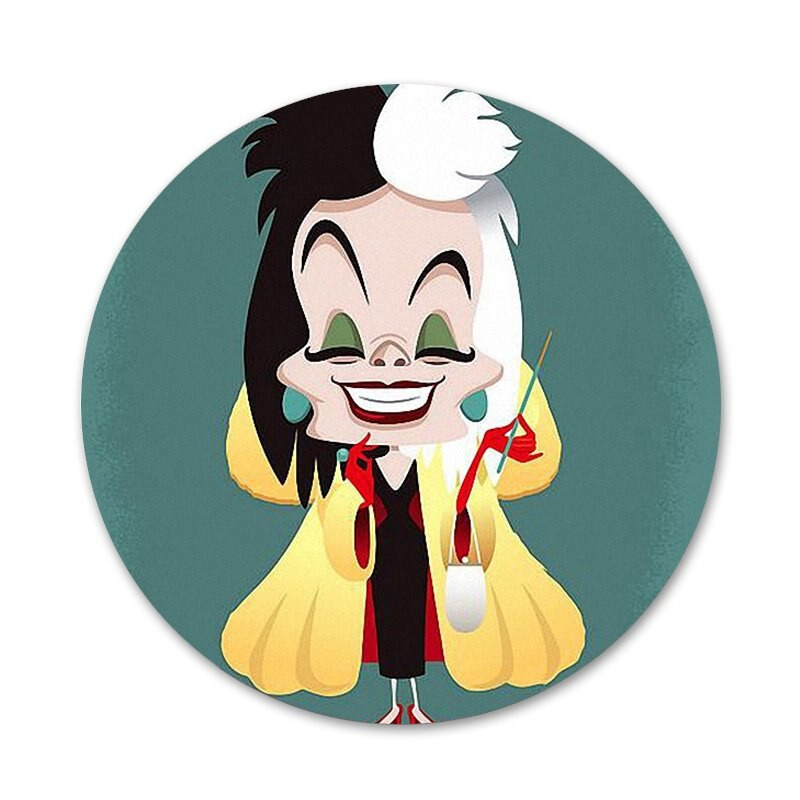 Crtani film Cruella Značka Broš Igla Dodaci za odjeću Ruksak Dekoracija dar