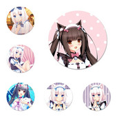 Vanilija NEKOPARA Anime značka Broš Igla Dodaci za odjeću Ruksak Dekoracija poklon