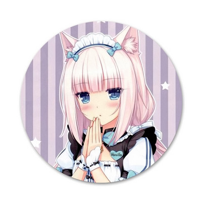 Vanilija NEKOPARA Anime značka Broš Igla Dodaci za odjeću Ruksak Dekoracija poklon