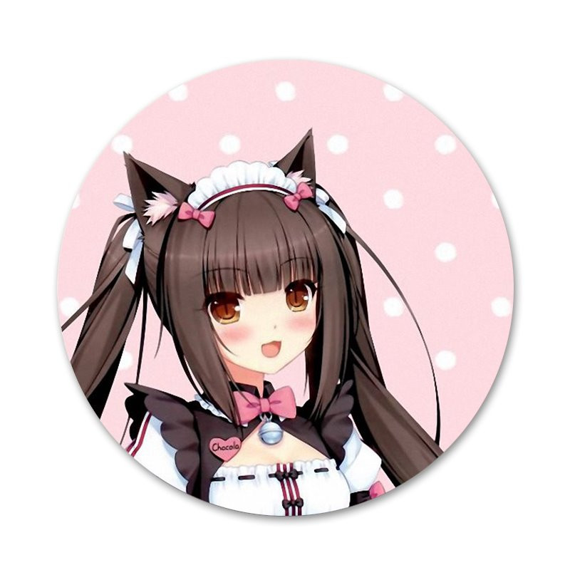 Vanilija NEKOPARA Anime značka Broš Igla Dodaci za odjeću Ruksak Dekoracija poklon