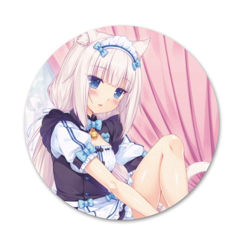 Vanilija NEKOPARA Anime značka Broš Igla Dodaci za odjeću Ruksak Dekoracija poklon