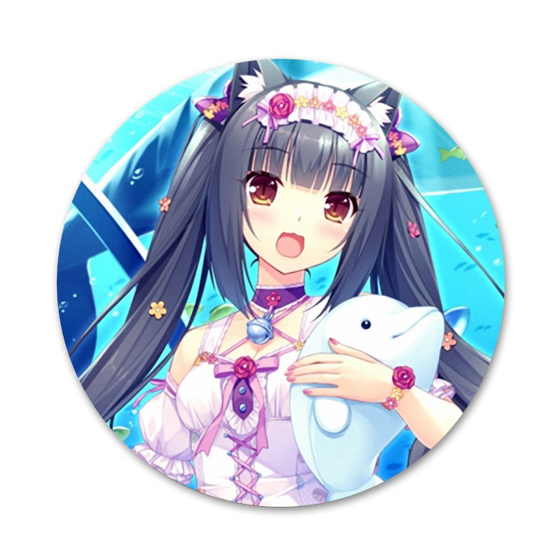 Vanilija NEKOPARA Anime značka Broš Igla Dodaci za odjeću Ruksak Dekoracija poklon