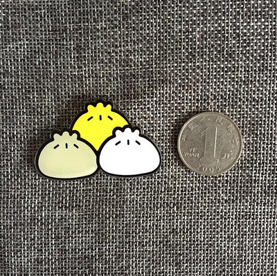 1 PC Crtić Mačka Ptica Mlijeko Jaje Pas Broš Akrilne značke Ikone na ruksaku Igla Značka Ukrasne značke za odjeću