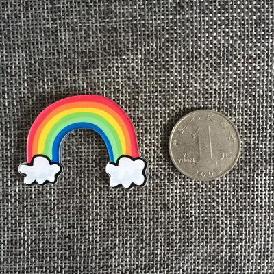 1 PC Crtić Mačka Ptica Mlijeko Jaje Pas Broš Akrilne značke Ikone na ruksaku Igla Značka Ukrasne značke za odjeću