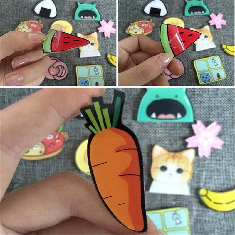 1 PC Crtić Mačka Ptica Mlijeko Jaje Pas Broš Akrilne značke Ikone na ruksaku Igla Značka Ukrasne značke za odjeću