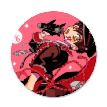 Аниме, обвързана с тоалетна значка Hanako-kun, брошка, игла, аксесоари за дрехи, раница, украса, подарък, 58 мм