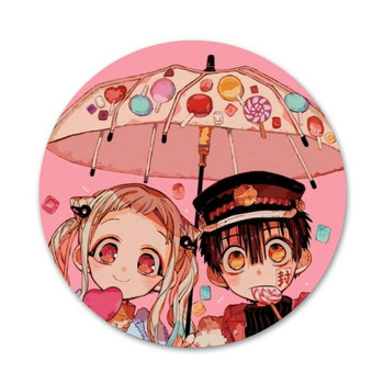Anime Toilet-Bound Hanako-kun Badge Καρφίτσα Αξεσουάρ για Ρούχα Διακόσμηση σακίδιο πλάτης 58mm