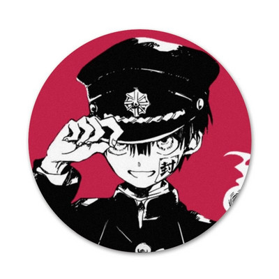 Anime tualetu surištas Hanako-kun ženklelis sagės smeigtukas Priedai drabužiams Kuprinės dekoravimo dovana 58 mm