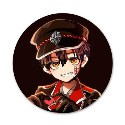 Anime tualetu surištas Hanako-kun ženklelis sagės smeigtukas Priedai drabužiams Kuprinės dekoravimo dovana 58 mm