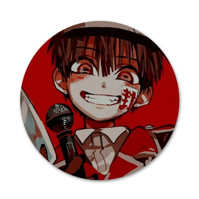 Anime tualetu surištas Hanako-kun ženklelis sagės smeigtukas Priedai drabužiams Kuprinės dekoravimo dovana 58 mm