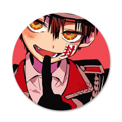 Anime tualetu surištas Hanako-kun ženklelis sagės smeigtukas Priedai drabužiams Kuprinės dekoravimo dovana 58 mm